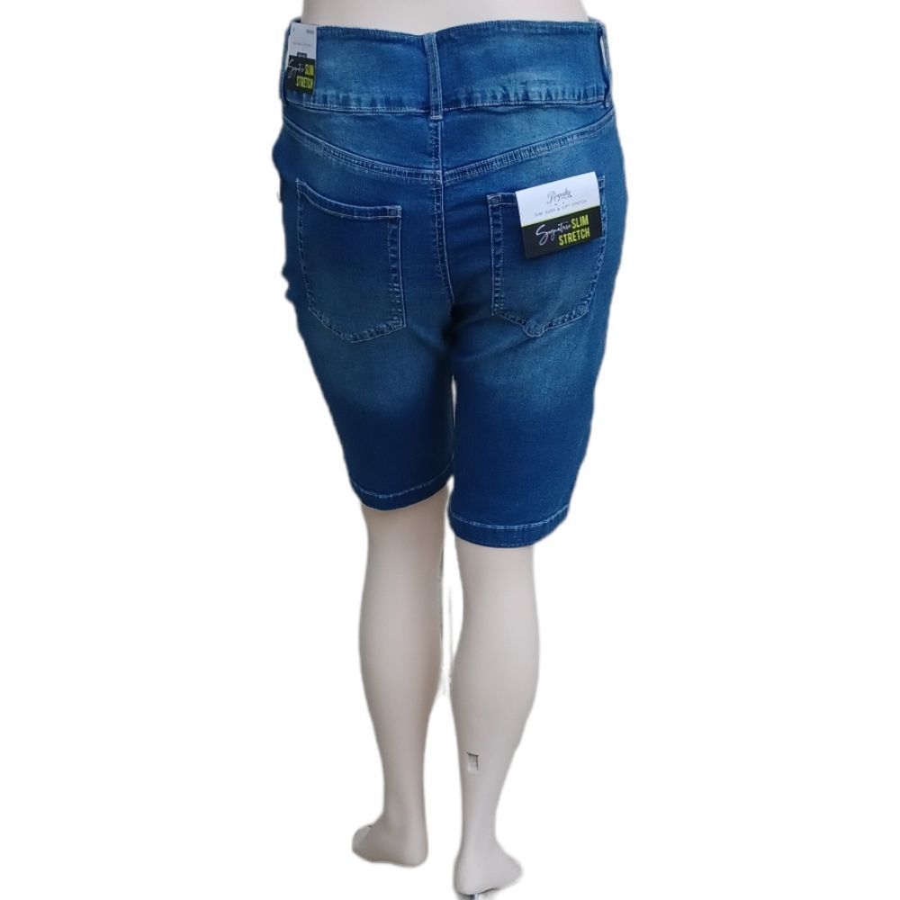 6157..Royalty Bermuda Shorts, Slim Sleek Size 12, W33" 10 1/2"Inseam 12"Rise - Picture 5 of 6